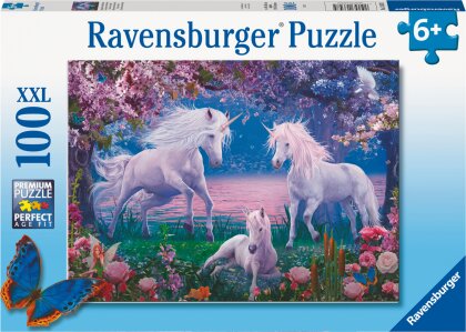 Ravensburger Kinderpuzzle - 13347 Bezaubernde Einhörner - 100 Teile Puzzle für Kinder ab 6 Jahren