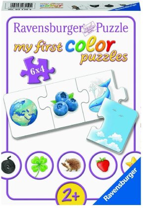 Ravensburger Kinderpuzzle - 03150 Farben lernen - my first color puzzle mit 6x4 Teilen - Puzzle für Kinder ab 2 Jahren
