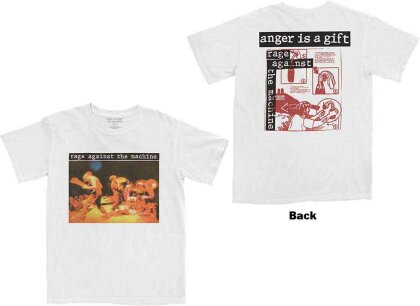 Rage Against The Machine Unisex T-Shirt - Anger Is A Gift (Back Print)