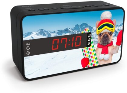 Bigben - Dual Alarm Clock R16 - Seasons Funny [incl. 3 front panels]
