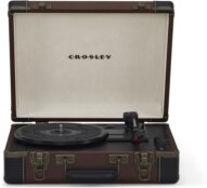 Crosley - Executive Portable Usb Turntable W/Bluetooth (Brown) - Now with BT out