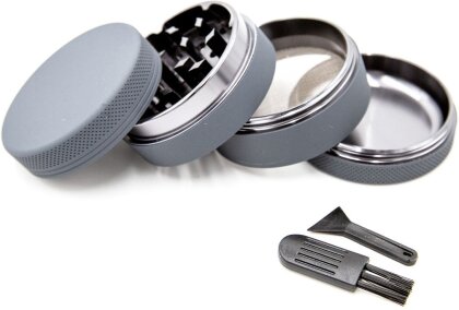 Silicon coated Grinder Grey 4 Part 50mm
