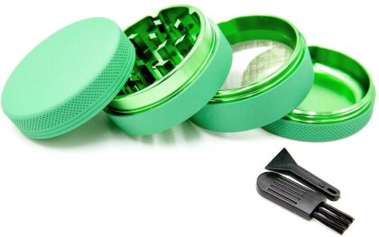 Silicon coated Grinder Green 4 Part 50mm