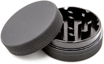 Silicon coated Grinder Black 2 Part 50mm