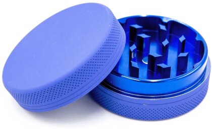 Silicon coated Grinder Blue 2 Part 50mm