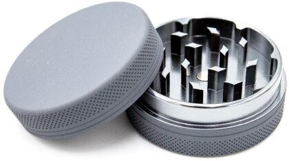 Silicon coated Grinder Grey 2 Part 50mm