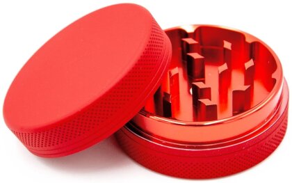 Silicon coated Grinder Red 2 Part 50mm