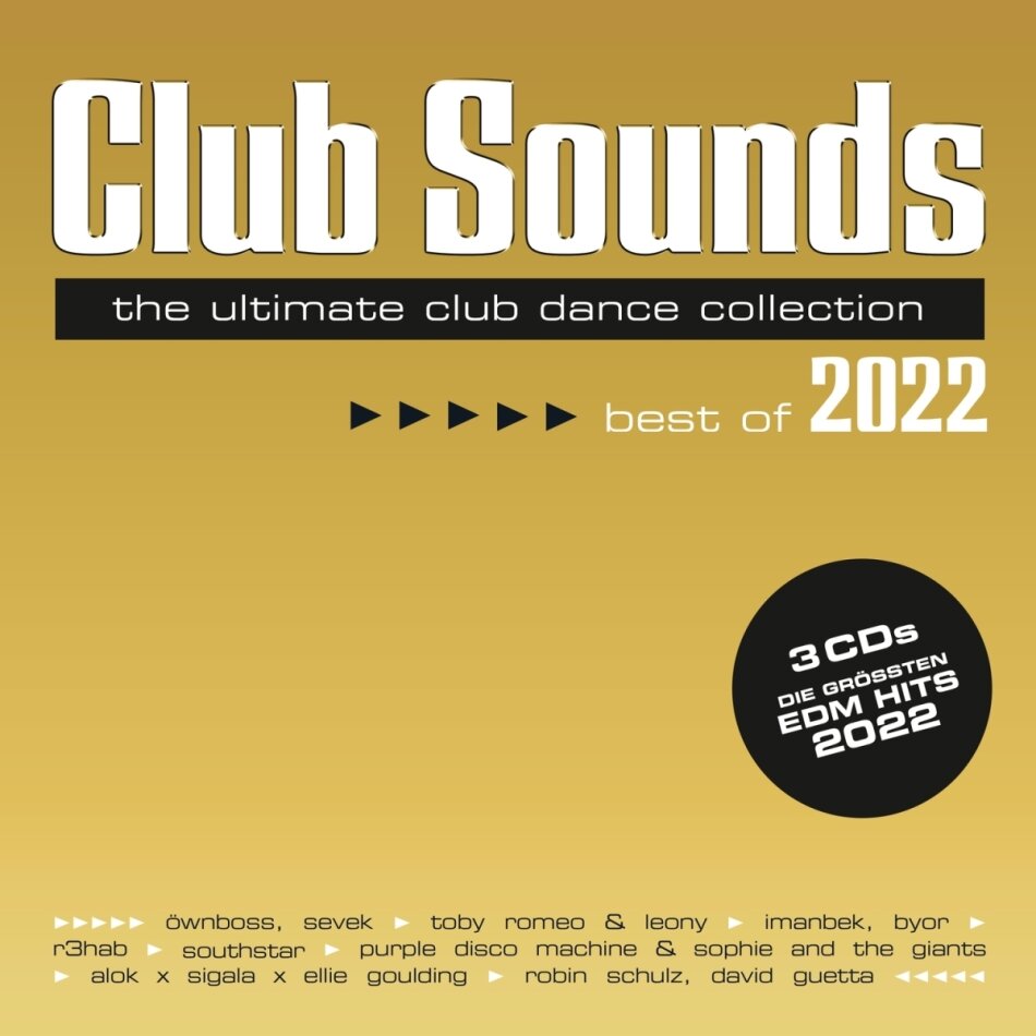 Club Sounds Best Of 2022 (3 CD)