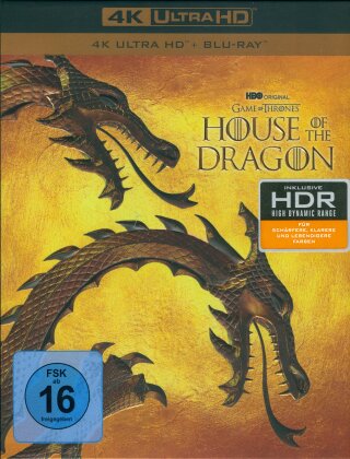 House of the Dragon (Game of Thrones) - Staffel 1 (4 4K Ultra HDs + 4 Blu-rays)