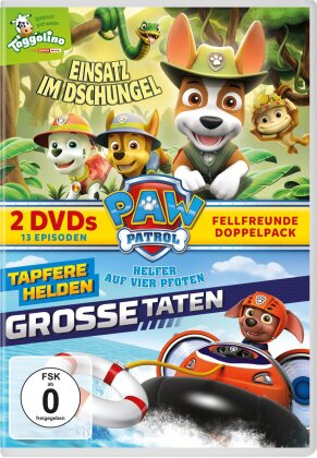 Paw Patrol - Einsatz im Dschungel / Tapfere Helden, grosse Taten (2 DVDs)