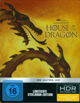 House of the Dragon (Game of Thrones) - Staffel 1 (Limited Edition, Steelbook, 4 4K Ultra HDs)