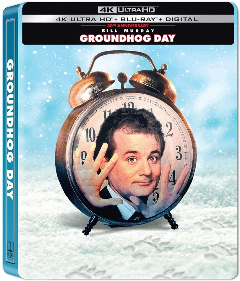 Groundhog Day (1993) (30th Anniversary Edition, Limited Edition, Steelbook, 4K Ultra HD + Blu-ray)