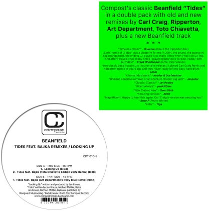 Beanfield - Tides Remixes (C.Craig,Ripperton,ArtDepartment) (2 12" Maxis)