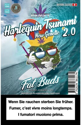 Hempy Harlequin Tsunami Indoor Fat Buds 2.0 New Genetic 12gr