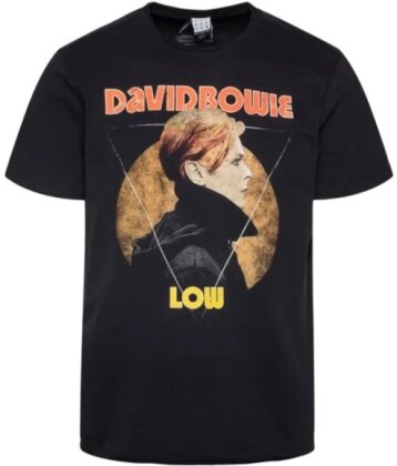 David Bowie: Low - Amplified Vintage Charcoal T-Shirt