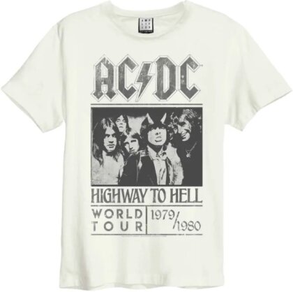 AC/DC: Highway to Hell Red Poster - Amplified Vintage T-Shirt