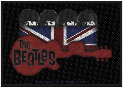 The Beatles Standard Patch - Union Jack Guitar (Loose)