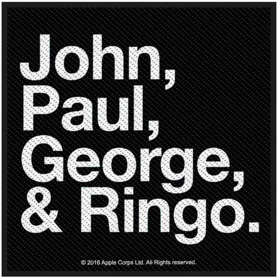 The Beatles Standard Patch - John, Paul, George & Ringo (Loose)