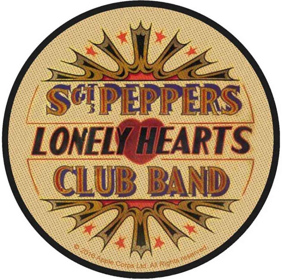 The Beatles Standard Patch - Sgt Peppers Lonely Hearts Club Band (Loose)