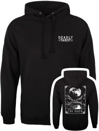 Deadly Tarot: The Moon - Unisex Black Pullover Hoodie