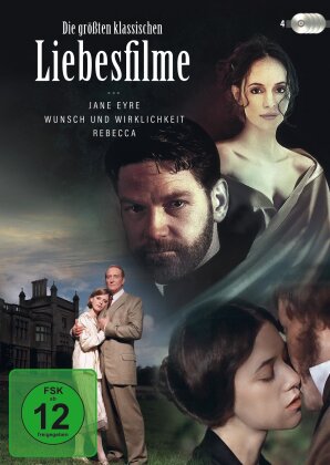 Die grössten klassischen Liebesfilme - Jane Eyre / Wunsch und Wirklichkeit / Rebecca (4 DVDs)