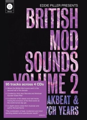 Eddie Piller British Mod Sounds 60S V2 (Demon Records, 4 CDs)