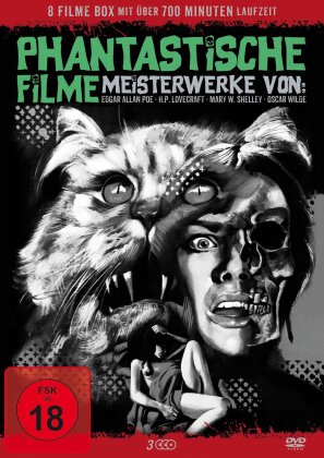 Phantastische Filme - Meisterwerke von Edgar Allan Poe, H.P. Lovecraft, Mary W. Shelley, Oscar Wilde (3 DVDs)