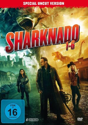 Sharknado 1-6 (Special Edition, Uncut, 6 DVDs)