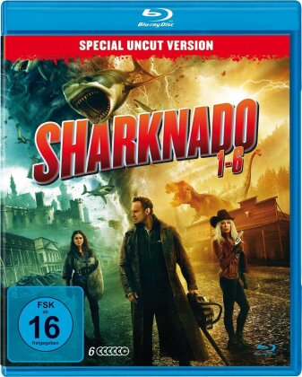 Sharknado 1-6 (Special Edition, Uncut, 6 Blu-rays)