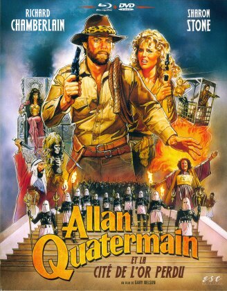Allan Quatermain et la cité de l'or perdu (1987) (Custodia, Digibook, Blu-ray + DVD)