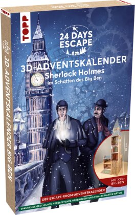 24 DAYS ESCAPE 3D-Adventskalender - Sherlock Holmes im Schatten des Big Ben