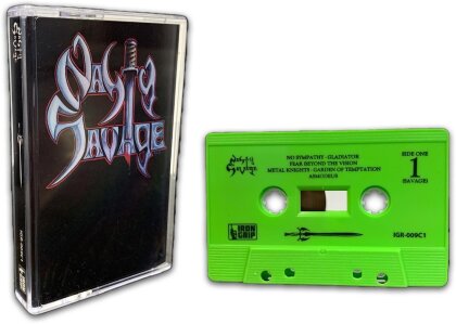 Nasty Savage - --- (Iron Grip, 2023 Reissue, Lime Green Cassette)