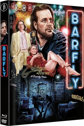 Barfly (1987) (Cover B, Limited Edition, Mediabook, Blu-ray + DVD)