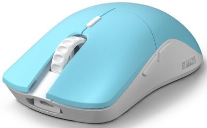 Glorious Model O Pro Wireless Gaming Maus - blue lynx - forge