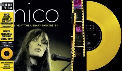 Nico - Library Theatre 83 (Crystal Clear Yellow Vinyl, LP)