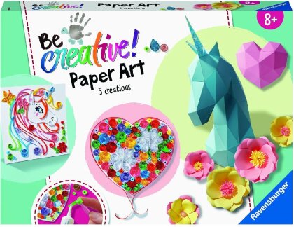 Ravensburger 182368 BeCreative Paper Art - DIY für Kinder ab 8 Jahren