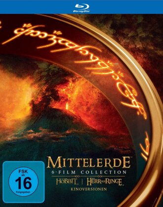 Mittelerde: 6-Film Collection - Der Hobbit & Der Herr der Ringe (Cinema Version, Remastered, 6 Blu-rays)