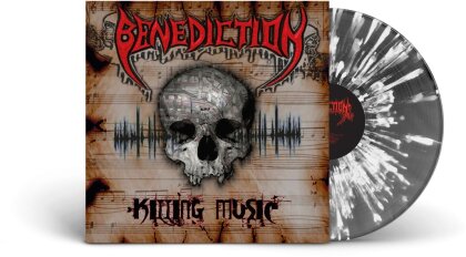 Benediction - Killing Music (2023 Reissue, Grey/White Splatter Vinyl, LP)