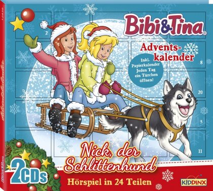 Bibi & Tina - Adventskalender: Nick, der Schlittenhund (2 CDs)