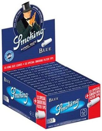 Smoking ~ Blue King Size + Filter Tips