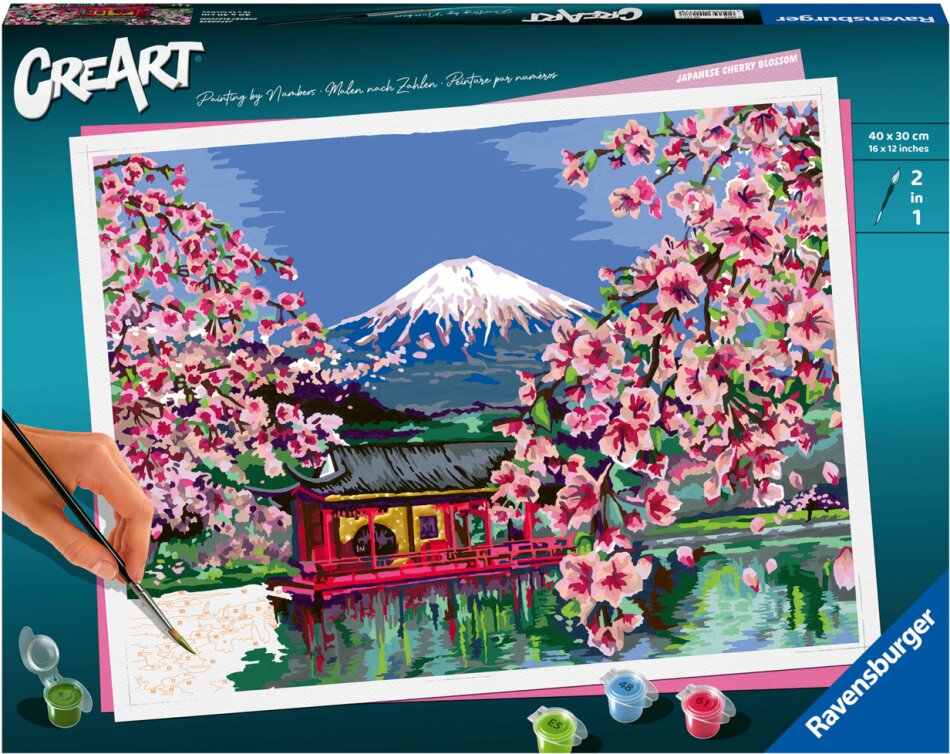 Ravensburger Malen nach Zahlen 20177 - Japanese Cherry Blossom - ab 14 Jahren