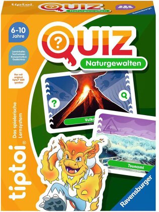 Tiptoi Quiz Naturgewalten, d - 36 Spielkarten, 1-4 Spieler,