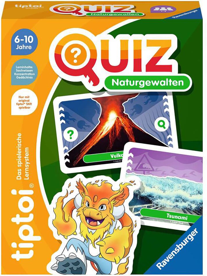 tiptoi® Quiz Naturgewalten - ab 6 Jahre