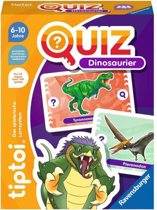 Tiptoi Quiz Dinosaurier, d - 36 Spielkarten, 1-4 Spieler,