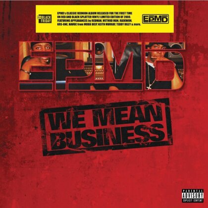 EPMD (Erick Sermon/Pmd) - We Mean Business (Black Friday 2022, Red/Black Splatter Vinyl, LP)