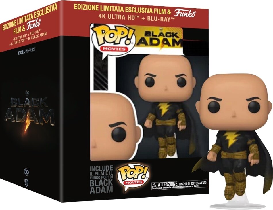 Black Adam (2022) (+ figurine Pop! (Funko), Limited Edition, 4K Ultra HD + Blu-ray)