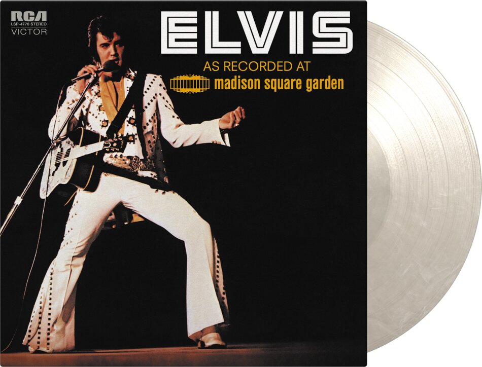 Elvis Presley - As Recorded At Madison Square Garden (2023 Reissue, Music On Vinyl, limited to 2500 Copies, White Marbled Vinyl, 2 LPs)