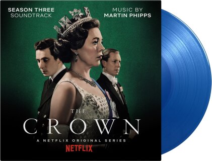 Martin Phipps - Crown Season 3 - OST (2022 Reissue, Music On Vinyl, limited to 750 copies, Royal Blue Vinyl, LP)