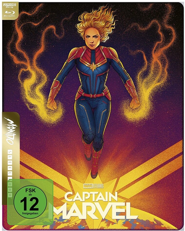 Captain Marvel (2019) (Mondo, Édition Limitée, Steelbook, 4K Ultra HD + Blu-ray)