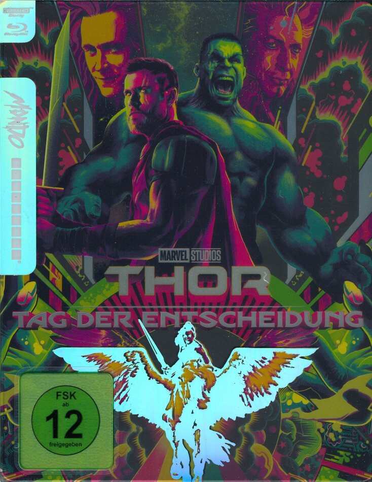Thor 3 - Tag der Entscheidung (2017) (Mondo, Limited Edition, Steelbook, 4K Ultra HD + Blu-ray)